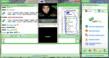 code active for camfrog video chat